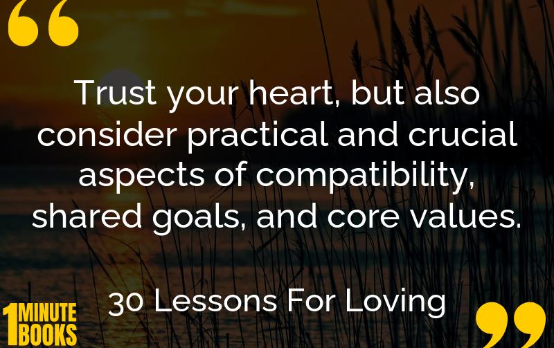 30 Lessons For Loving Summary Brief Summary