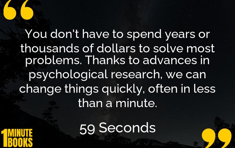 59 Seconds Summary Brief Summary