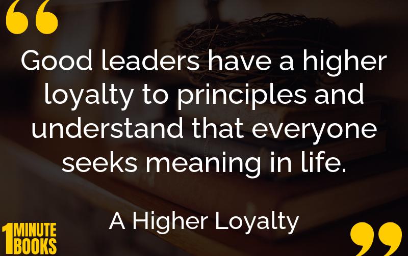 A Higher Loyalty Summary Brief Summary