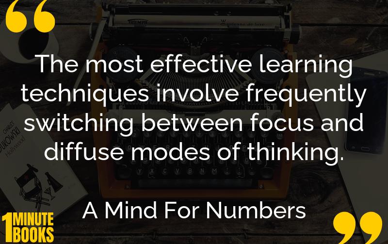 A Mind For Numbers Summary Brief Summary