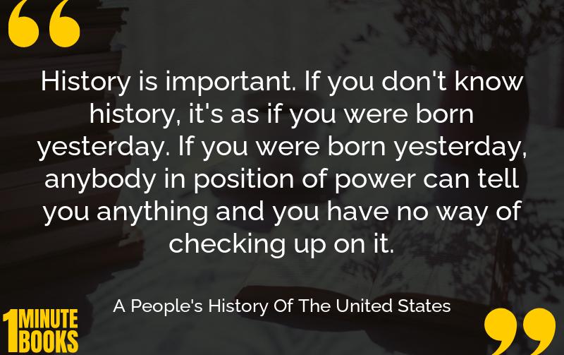A People's History Of The United States Summary Brief Summary