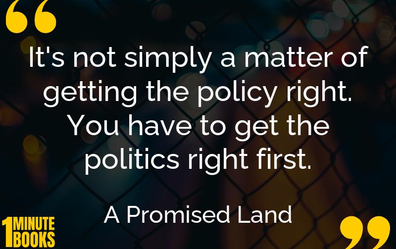 A Promised Land Summary Brief Summary