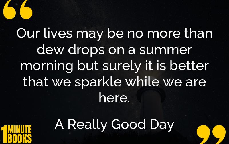 A Really Good Day Summary Brief Summary