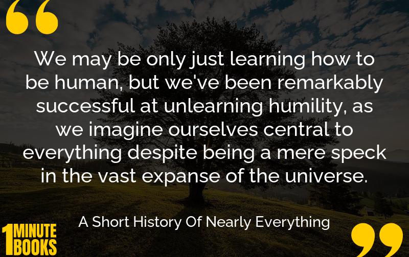 A Short History Of Nearly Everything Summary Brief Summary