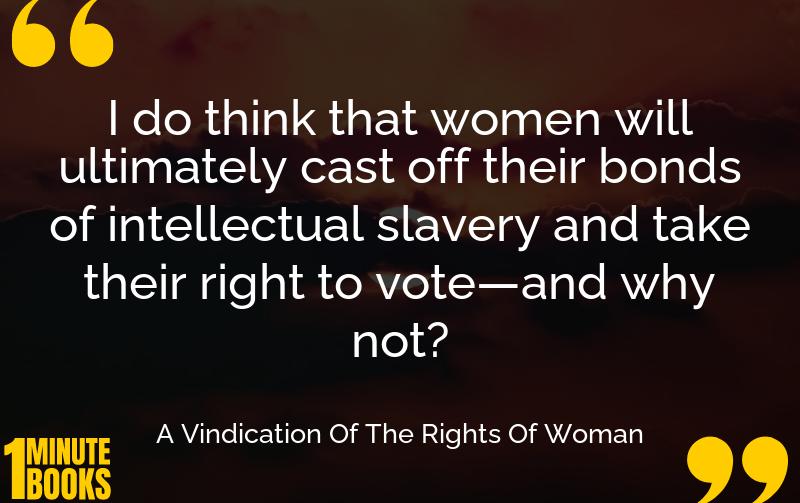 A Vindication Of The Rights Of Woman Summary Brief Summary