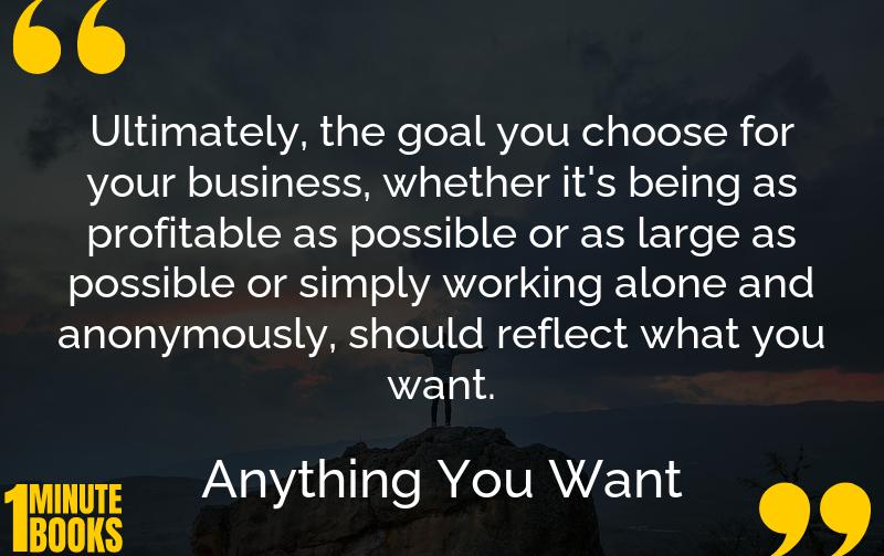 Anything You Want Summary Brief Summary