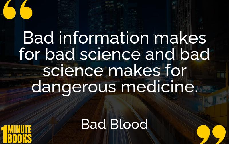 Bad Blood Summary Brief Summary