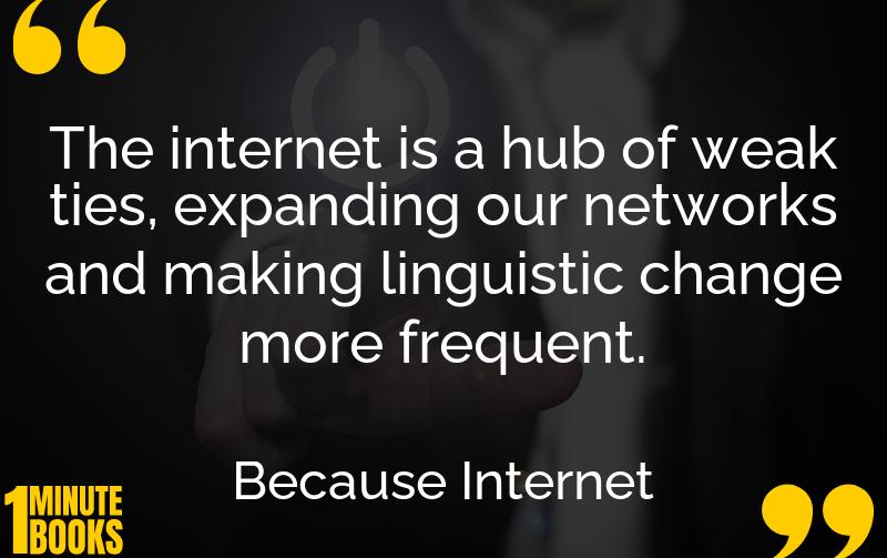 Because Internet Summary Brief Summary