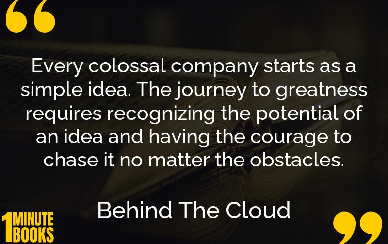 Behind The Cloud Summary Brief Summary
