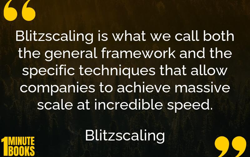 Blitzscaling Summary Brief Summary