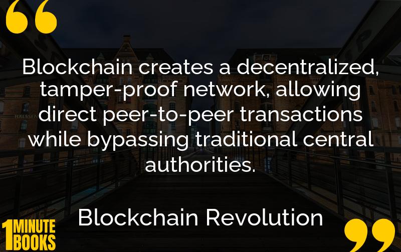 Blockchain Revolution Summary Brief Summary