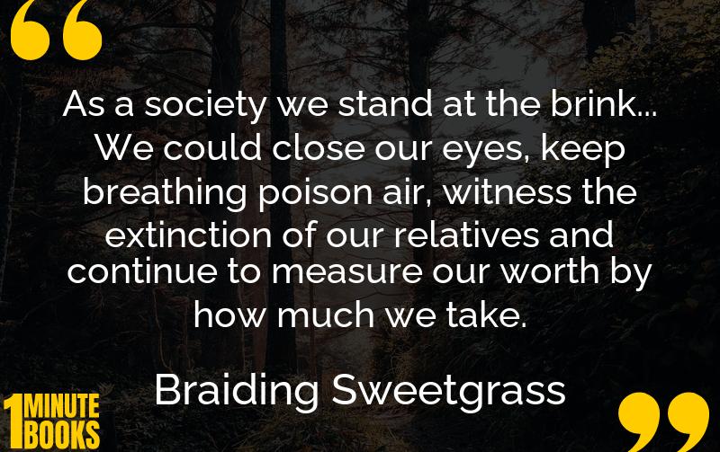 Braiding Sweetgrass Summary Brief Summary