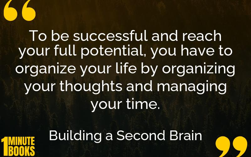Building a Second Brain Summary Brief Summary