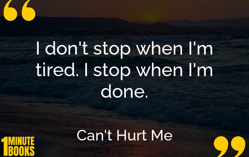Can't Hurt Me Summary Brief Summary