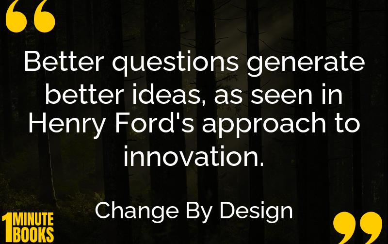 Change By Design Summary Brief Summary