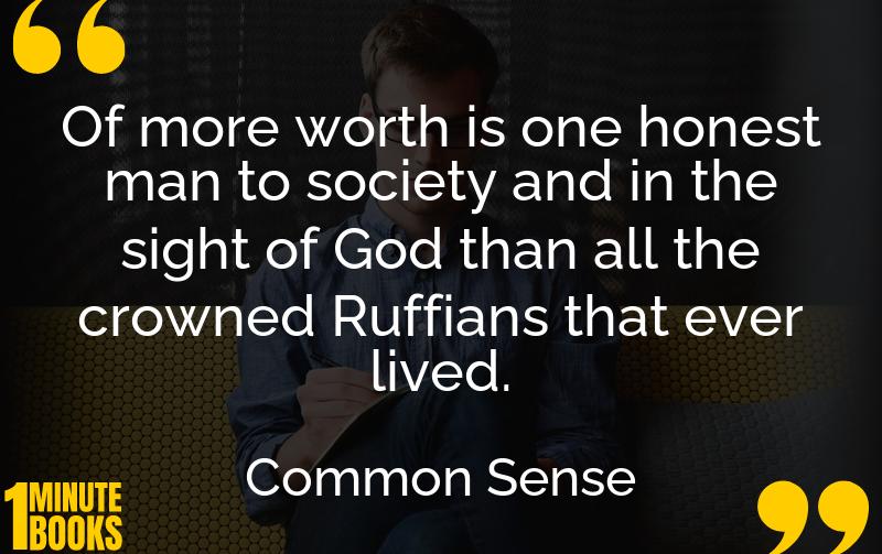 Common Sense Summary Brief Summary