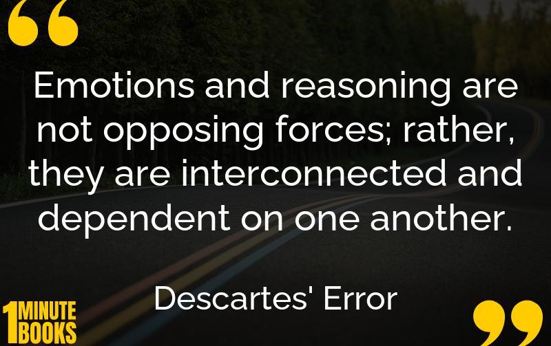 Descartes' Error Summary Brief Summary