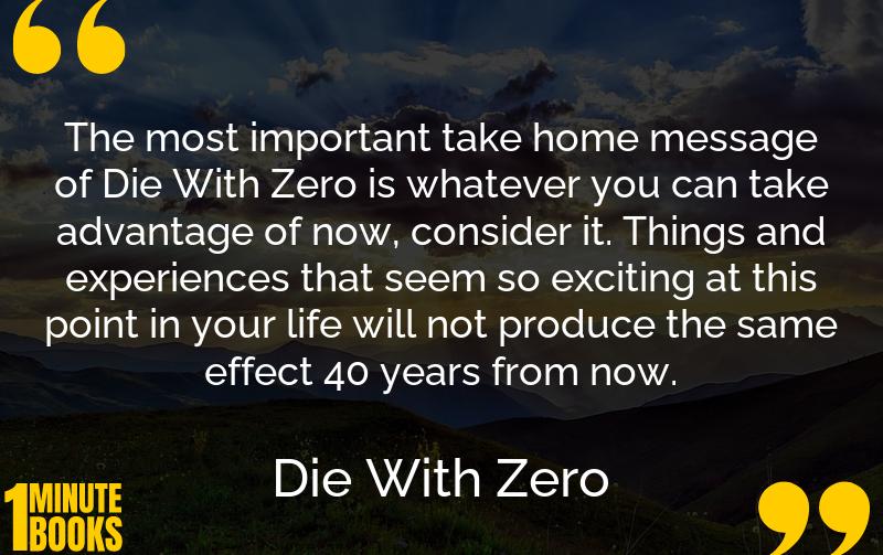 Die With Zero Summary Brief Summary