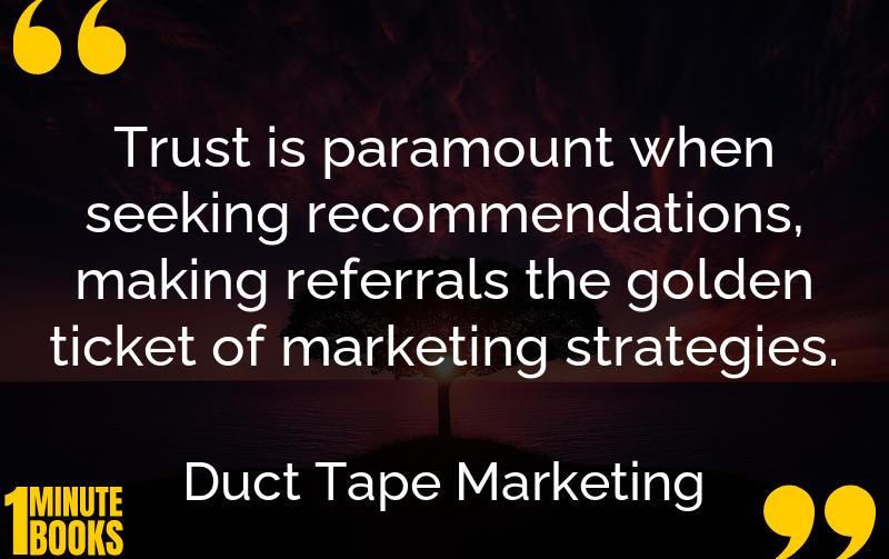 Duct Tape Marketing Summary Brief Summary
