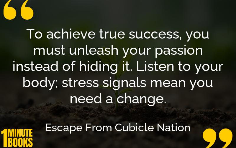 Escape From Cubicle Nation Summary Brief Summary