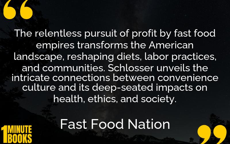 Fast Food Nation Summary Brief Summary
