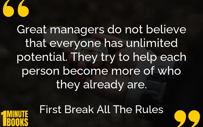 First Break All The Rules Summary Brief Summary