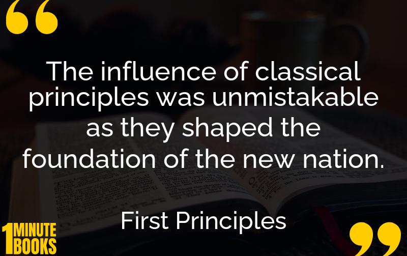 First Principles Summary Brief Summary