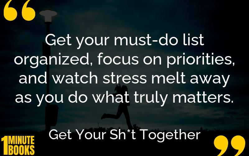 Get Your Sh*t Together Summary Brief Summary