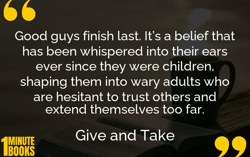 Give and Take Summary Brief Summary
