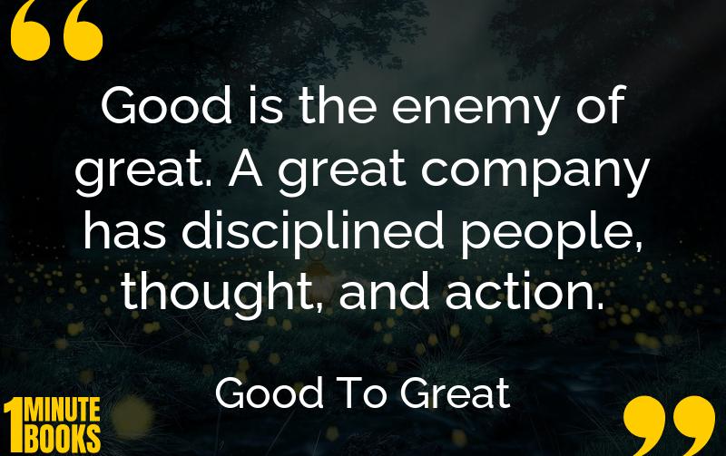 Good To Great Summary Brief Summary