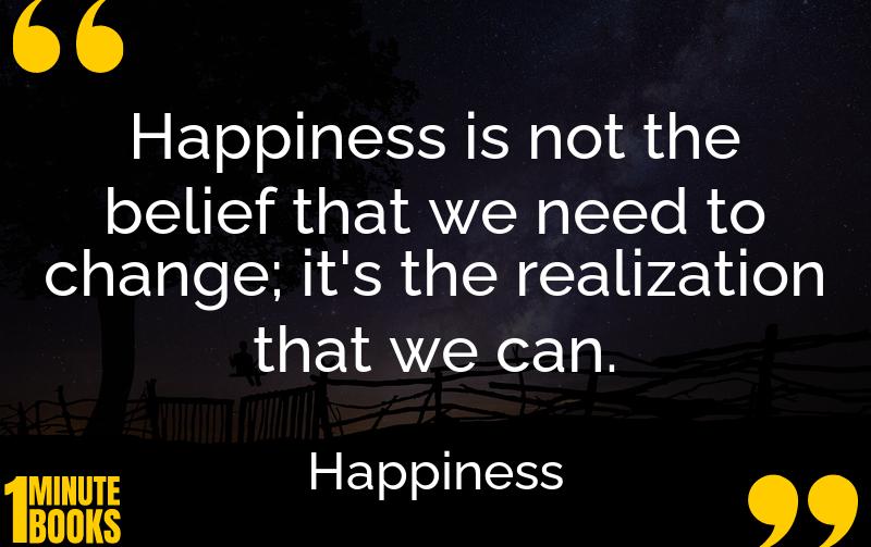 Happiness Summary Brief Summary