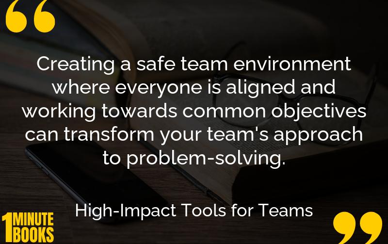 High-Impact Tools for Teams Summary Brief Summary