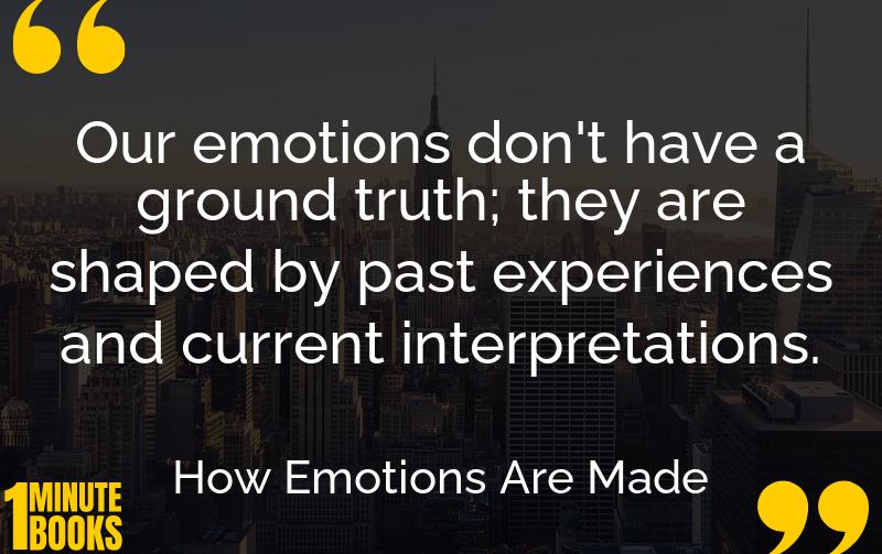 How Emotions Are Made Summary Brief Summary