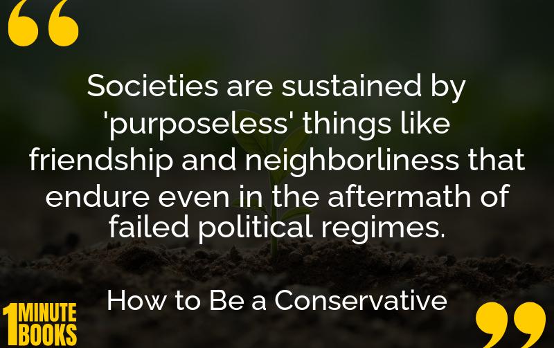 How to Be a Conservative Summary Brief Summary