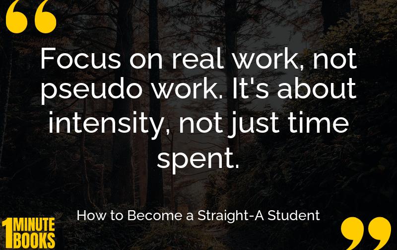 How to Become a Straight-A Student Summary Brief Summary
