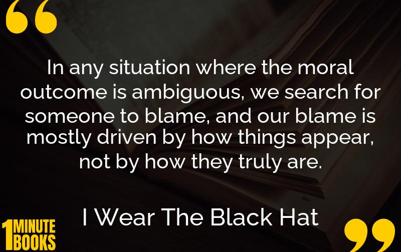 I Wear The Black Hat Summary Brief Summary