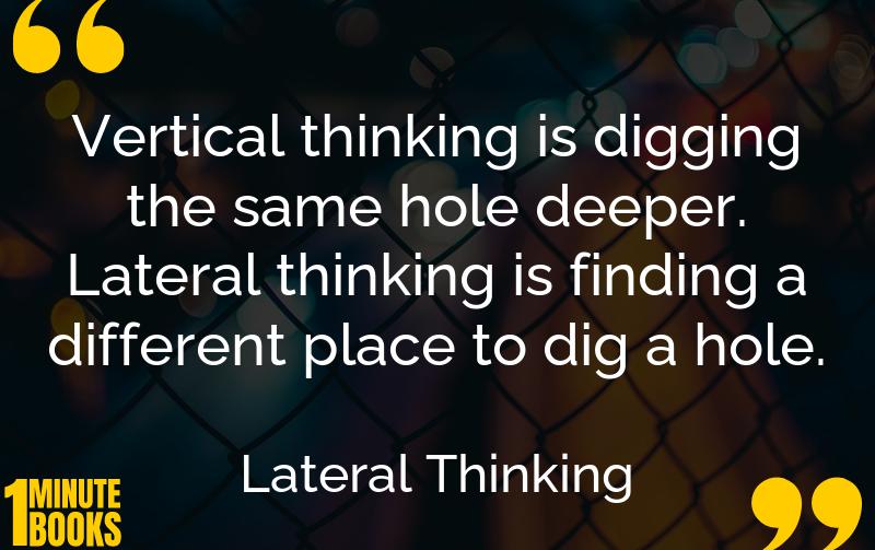 Lateral Thinking Summary Brief Summary