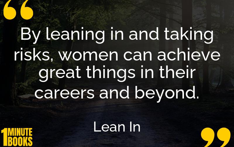 Lean In Summary Brief Summary