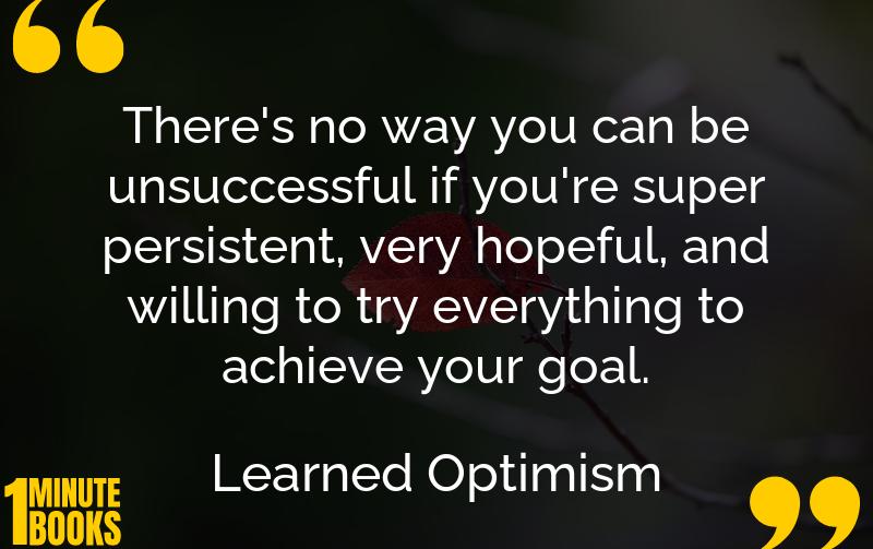 Learned Optimism Summary Brief Summary