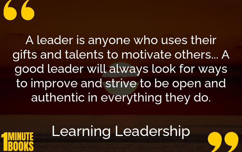 Learning Leadership Summary Brief Summary