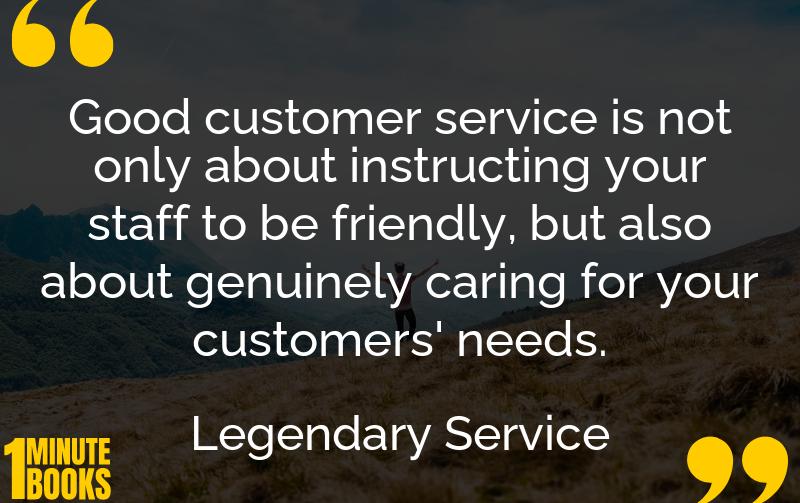 Legendary Service Summary Brief Summary