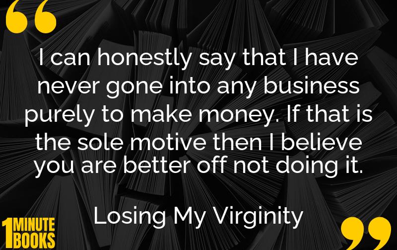 Losing My Virginity Summary Brief Summary