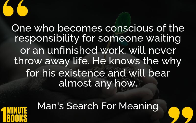 Man's Search For Meaning Summary Brief Summary