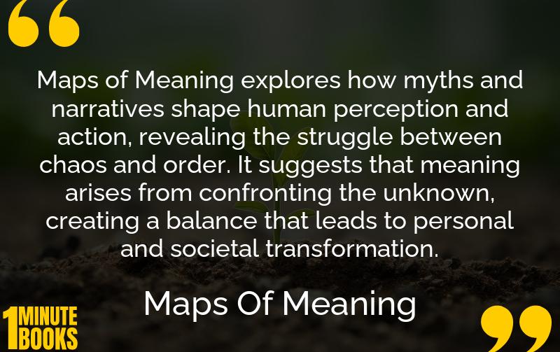 Maps Of Meaning Summary Brief Summary
