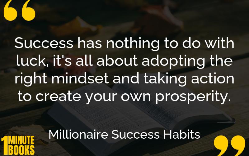Millionaire Success Habits Summary Brief Summary