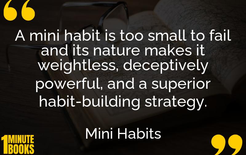 Mini Habits Summary Brief Summary