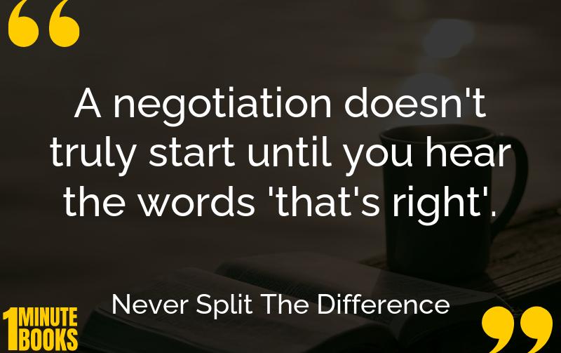 Never Split The Difference Summary Brief Summary