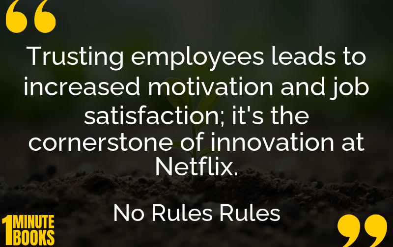 No Rules Rules Summary Brief Summary