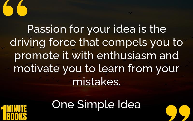 One Simple Idea Summary Brief Summary