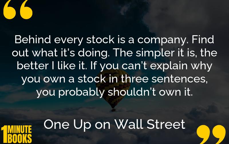 One Up on Wall Street Summary Brief Summary
